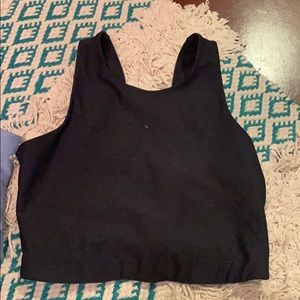 Outdoor voices sports bra crop top